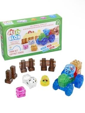 Jelly Blox Farm Building Block Set - NEW